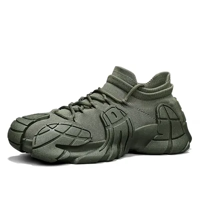 Men's Shoes Summer Breathable Thin Mesh Fly-woven Socks Shoes